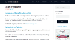 Desktop Screenshot of alt-om-webdesign.dk